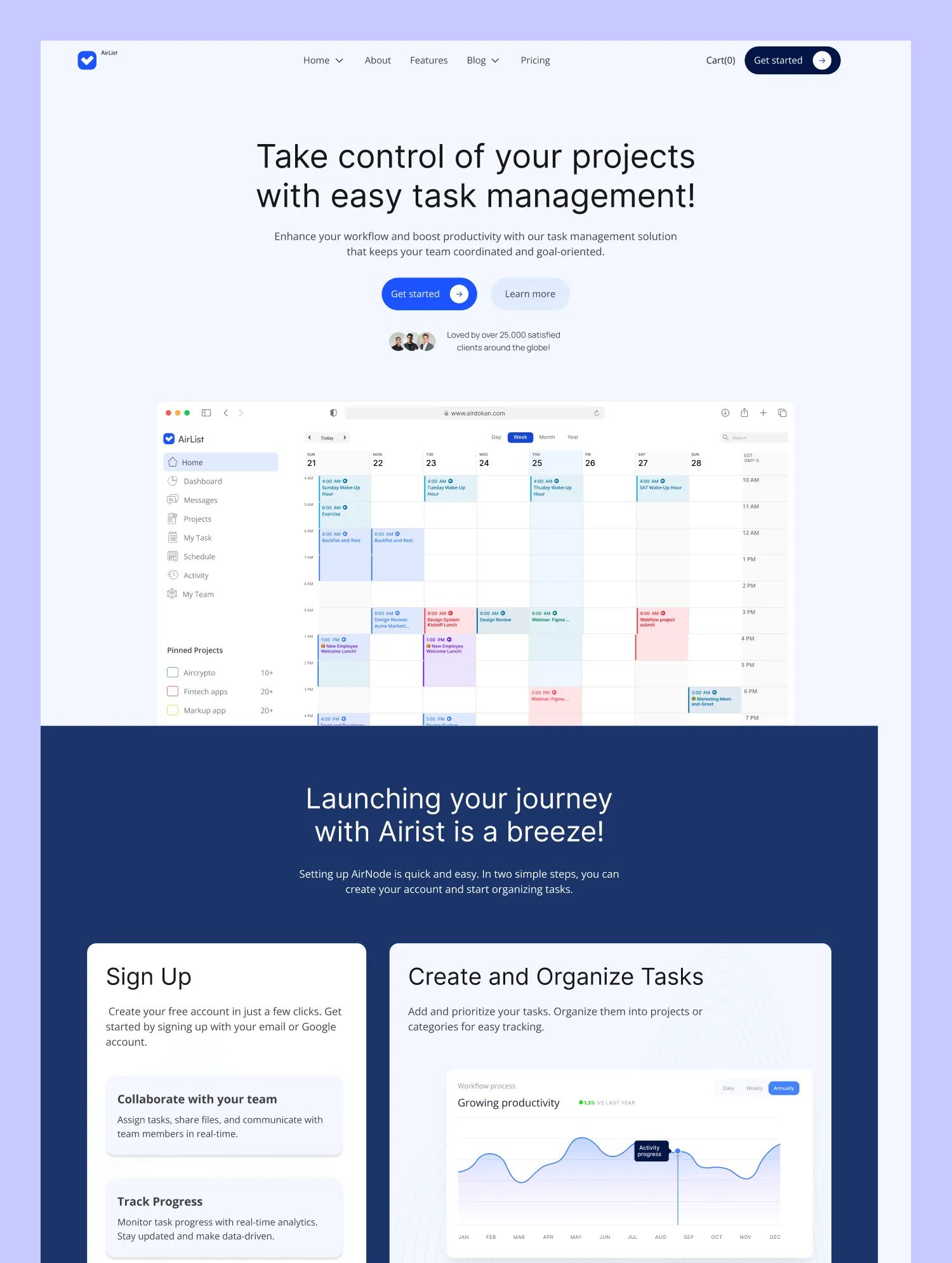 AirList - Technology Website Template